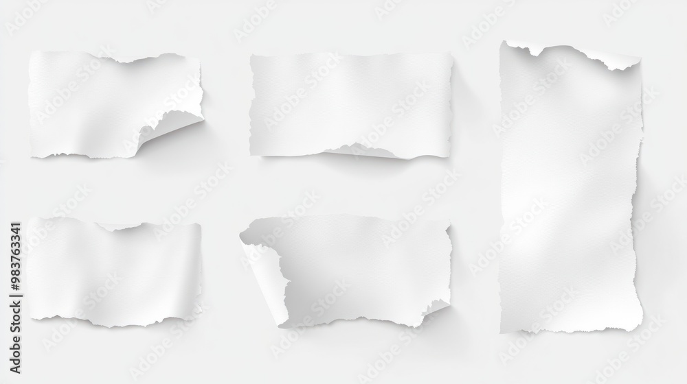 White Handmade Paper Strip 4 transparent background White Handmade Paper Strip 4 transparent background