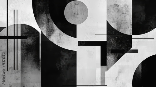 Wallpaper Mural Gray Abstract Art Wallpaper. Grey Abstract Art Wallpaper. An abstract composition of shapes and lines in various shades of gray. Torontodigital.ca