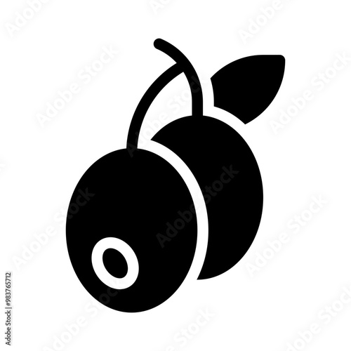 olive oil glyph icon