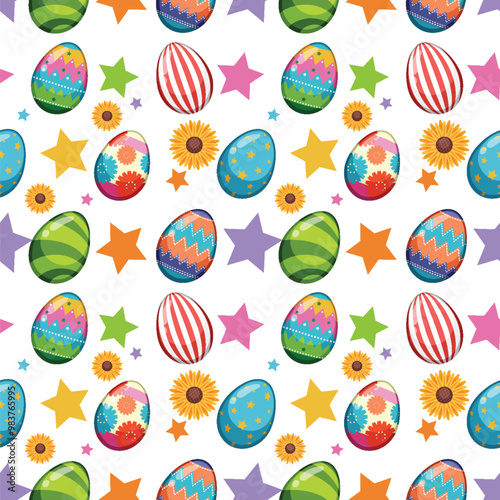 Colorful Easter Egg Pattern