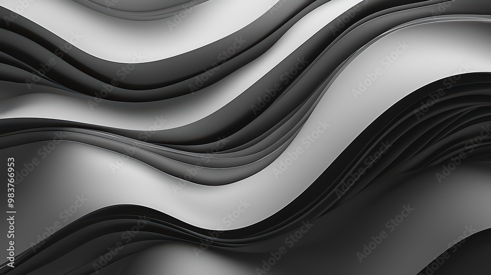 Beautiful Abstract Gray Waves Wallpaper. Flowing waves in varying shades of gray. Beautiful Abstract Gray Waves Wallpaper. Flowing waves in varying shades of gray.
