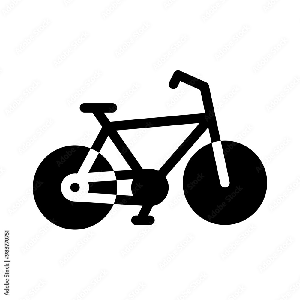 bicycle glyph icon bicycle glyph icon