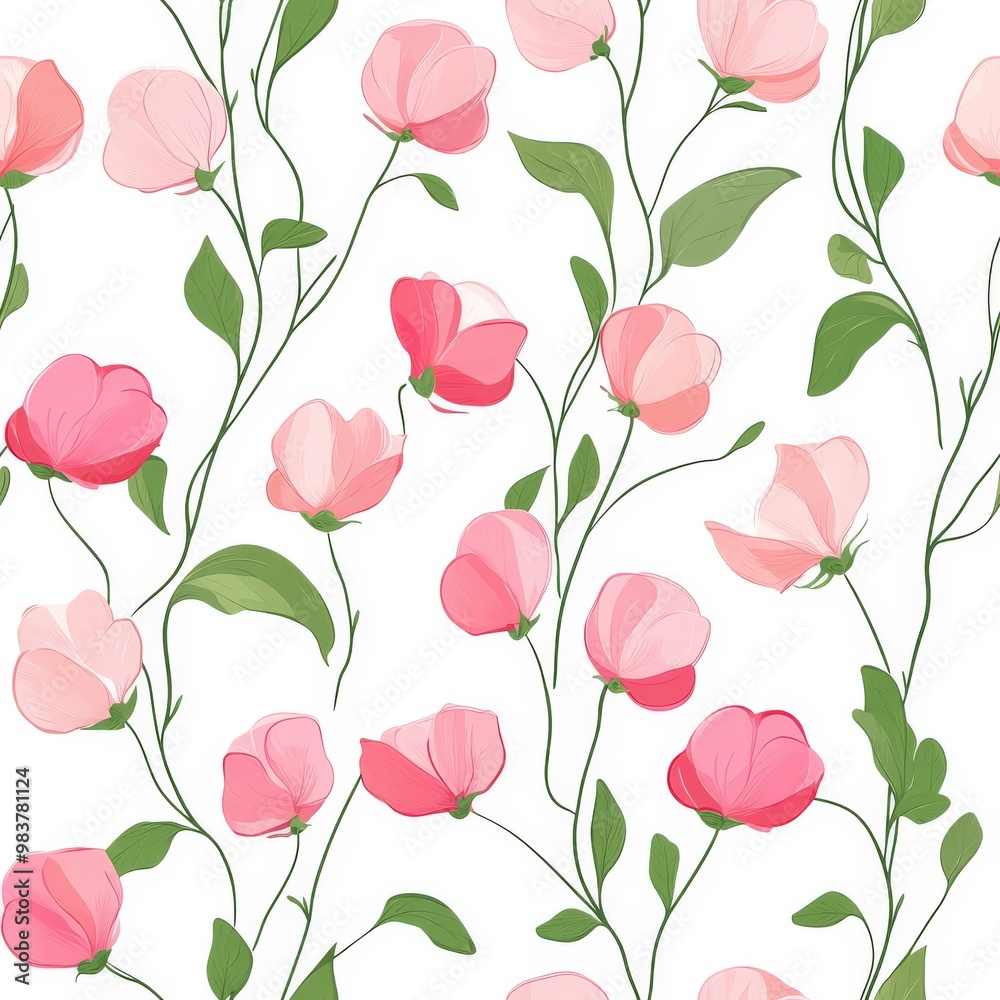 240807 106. sweet pea pattern banner wallpaper, simple background 240807 106. sweet pea pattern banner wallpaper, simple background