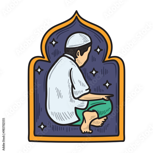 Islamic Illustration Colored - Islamic-14