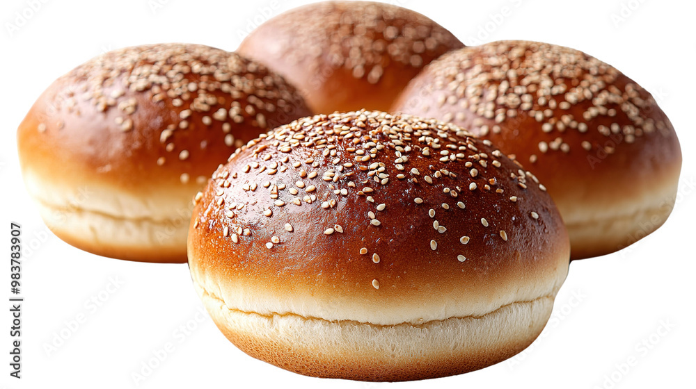 Hamburger bun bread isolated on white background Hamburger bun bread isolated on white background