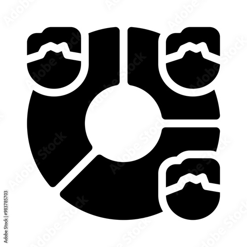 segmentation glyph icon