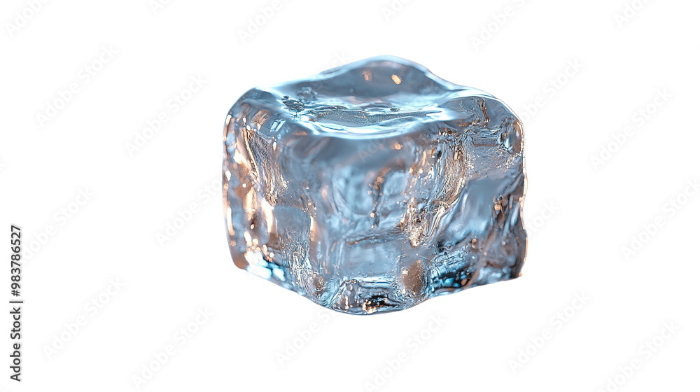 ice cube isolated on white background ice cube isolated on white background