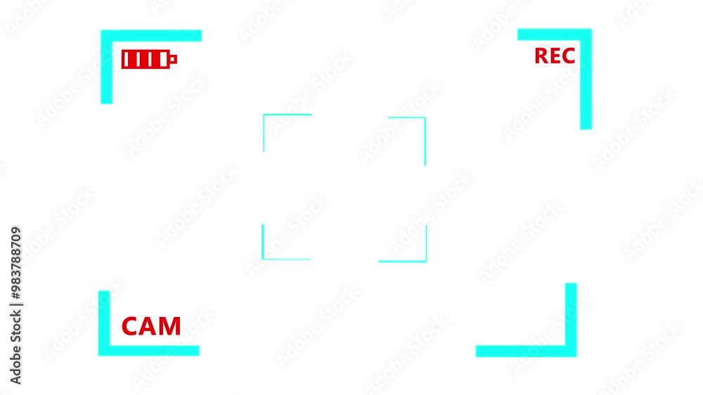 Camera viewfinder layer. Alpha channel. Loop. Camera viewfinder layer. Alpha channel. Loop.
