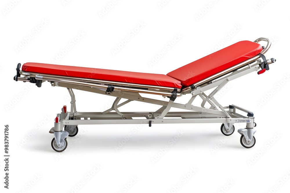 Stretcher isolated on white background Stretcher isolated on white background