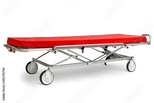 Stretcher isolated on white background