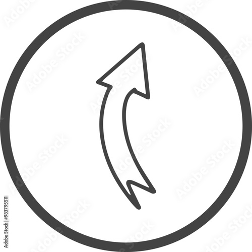 Single isolated icon with outline style icon on white background