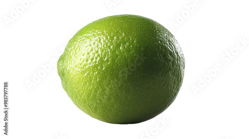 lime isolated on white background