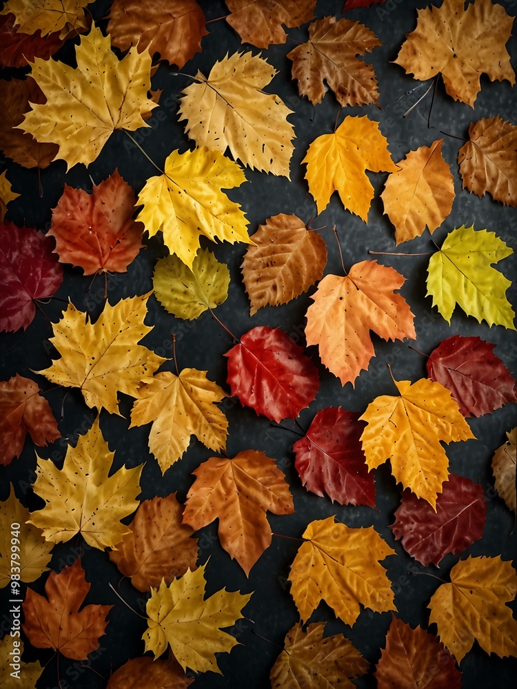 Autumn leaves background. Autumn leaves background.