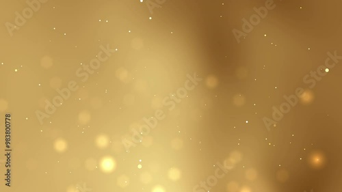 Golden background with light, blur, sparkle, and dots is perfect for luxury designs, festive occasions, and elegant presentations. Suitable for glamorous themes.