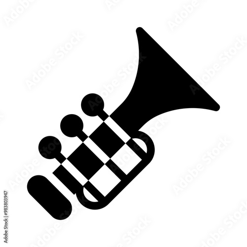 trumpet glyph icon