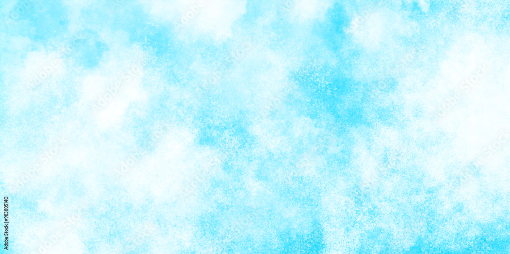 Watercolor painting with gradient painted cloudy blue texture, texture blue white paper background, Blue watercolor cloudy sky background, White Cloudy Blue Sky Watercolor with stains. Watercolor painting with gradient painted cloudy blue texture, texture blue white paper background, Blue watercolor cloudy sky background, White Cloudy Blue Sky Watercolor with stains.