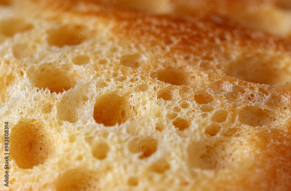 close up shot of texture and structure of fresh bread close up shot of texture and structure of fresh bread