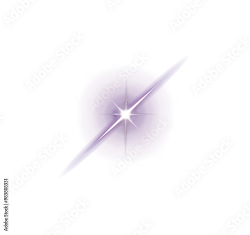 Purple Flare Light