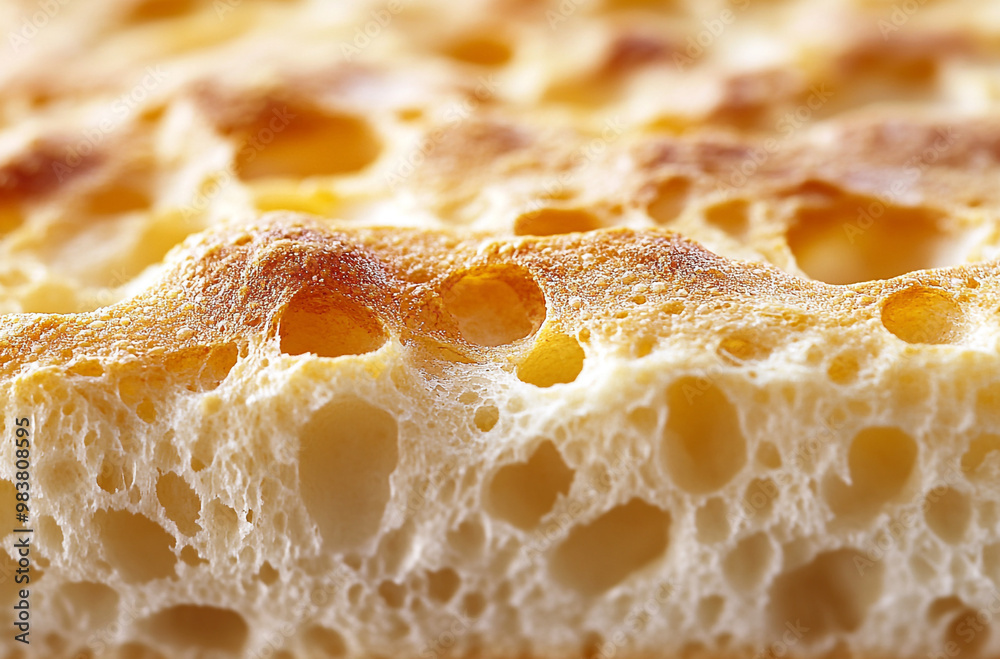 close up shot of texture and structure of fresh bread close up shot of texture and structure of fresh bread