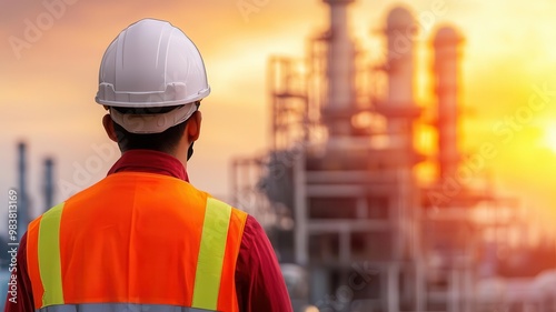 A project supervisor coordinating the construction of a gas-to-liquid GTL plant