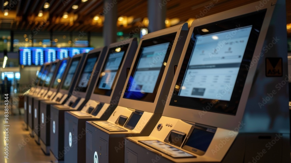 Currency Exchange Booths: Small kiosks or counters in international terminals where passengers can easily exchange foreign currencies for their travel needs.
Currency Exchange Booths: Small kiosks or counters in international terminals where passengers can easily exchange foreign currencies for their travel needs.