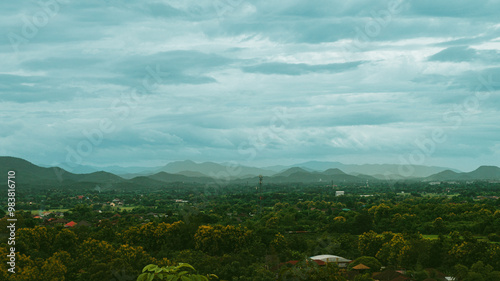 Nature view from Lamphun Province, Thailand photo