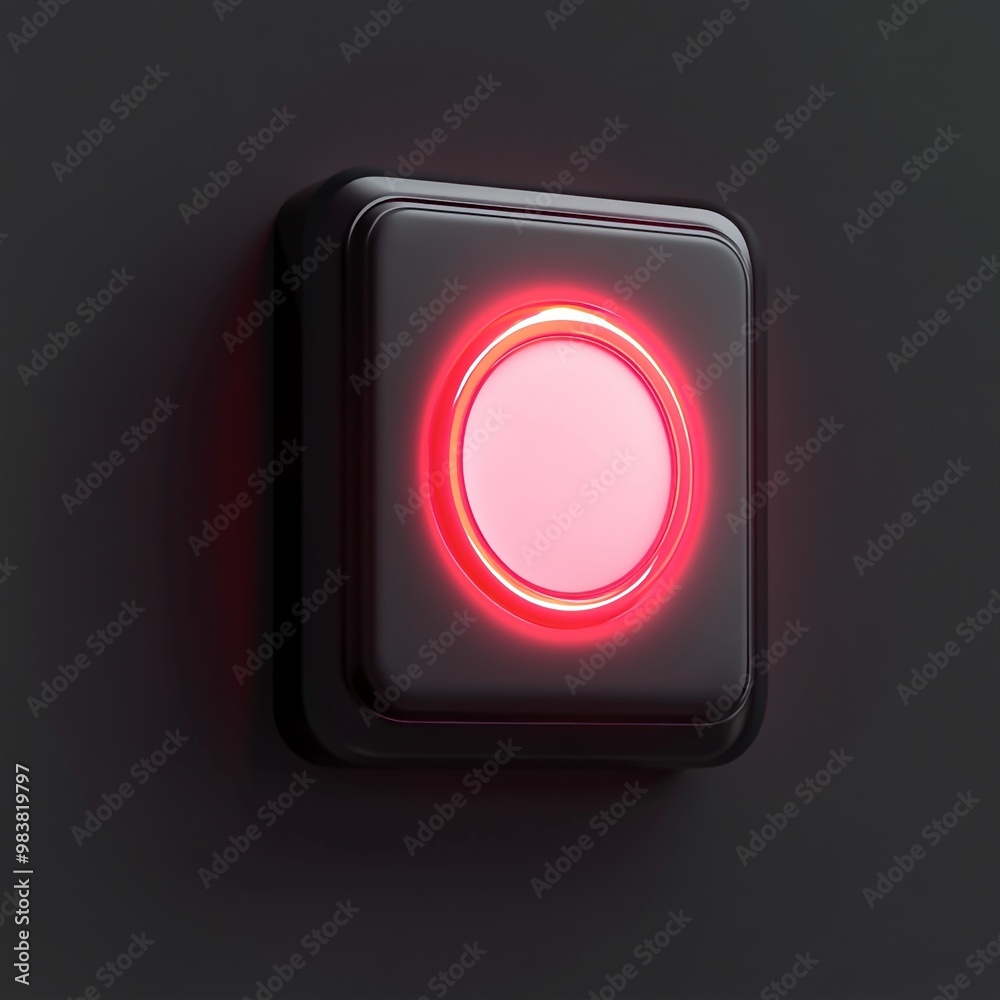 3D Sensor Icon: Detecting Movement in an Area Illustration Logo 3D Sensor Icon: Detecting Movement in an Area Illustration Logo