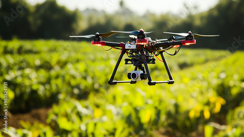 Drones used for agriculture.