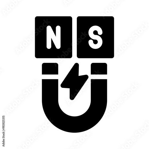 magnetic glyph icon