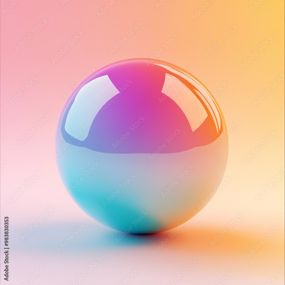 3D Sphere Icon: Perfectly Round Geometric Shape Illustration Logo 3D Sphere Icon: Perfectly Round Geometric Shape Illustration Logo