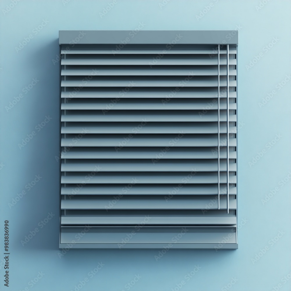 3D Blinds Icon: Adjustable Window Coverings Illustration Logo 3D Blinds Icon: Adjustable Window Coverings Illustration Logo