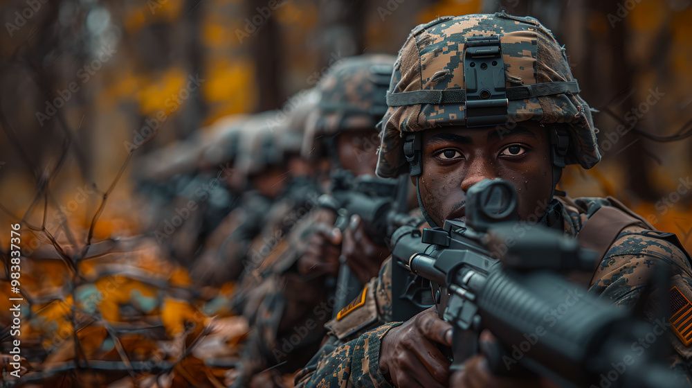 Battlefield Grit: Soldiers Fighting in the Heat of Battle Battlefield Grit: Soldiers Fighting in the Heat of Battle