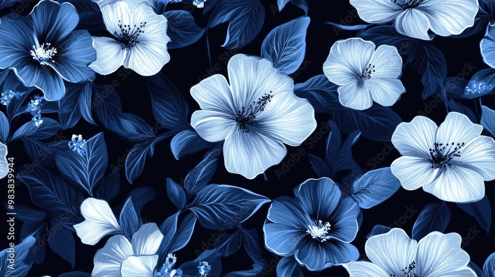 Floral seamless background Floral seamless background