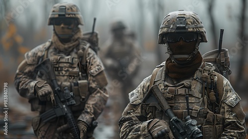 Military Warriors on the Battlefield: Courage and Grit in Modern Warfare