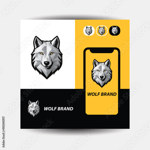 lion head logo template, with different styles, minimalist, simple and elegant geometry, with black and white monochrome colors