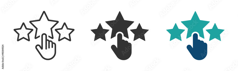 Customer review vector illustration designs. Feedback vector icon Customer review vector illustration designs. Feedback vector icon