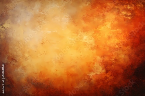 Warm Abstract Texture in Golden and Orange Hues