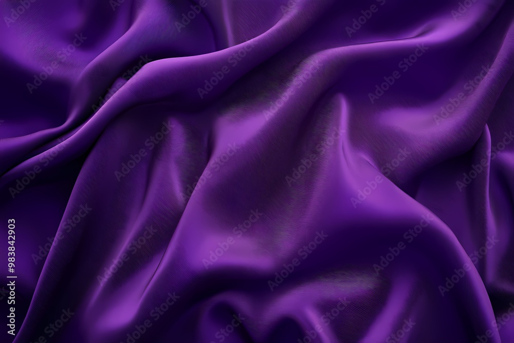 Obraz premium Smooth Purple Silk Fabric Texture Background