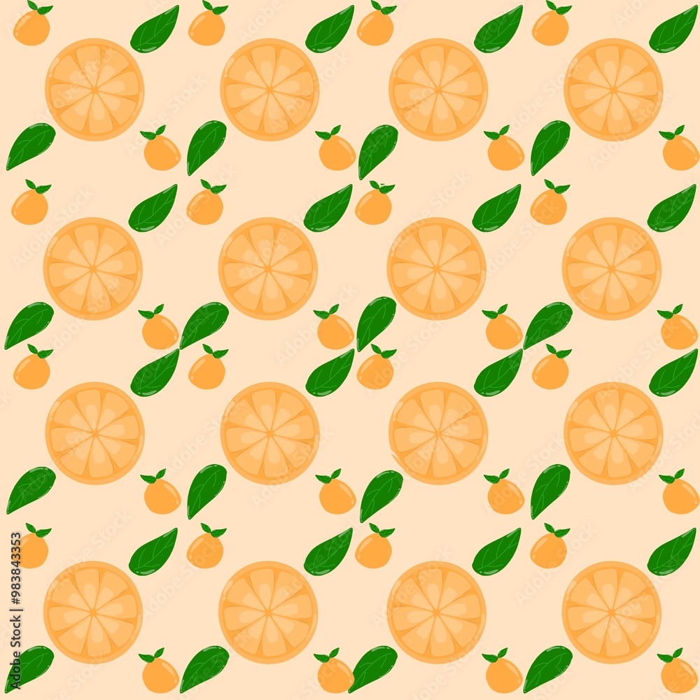 Fototapeta premium Orange background
