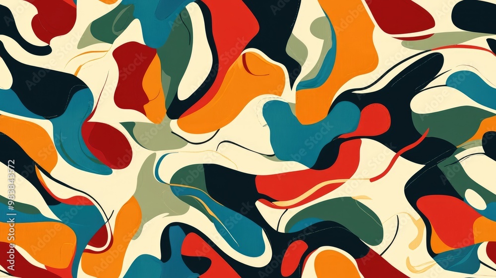 Abstract footwear design for textile materials Abstract footwear design for textile materials