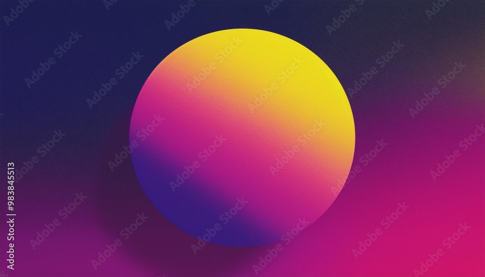 Indulge in a moment of visual delight with this bright gradient sphere, offering a captivating contrast against a dark background Indulge in a moment of visual delight with this bright gradient sphere, offering a captivating contrast against a dark background