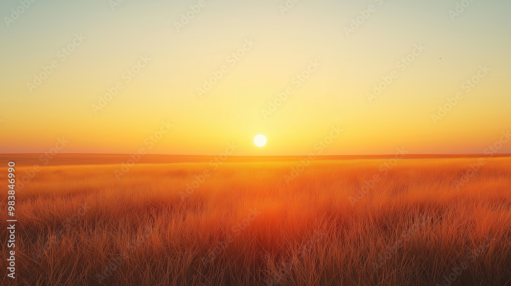 Golden Hour and Twilight Merge, a minimalist image where twilight and golden hour meet, blending into one unified frame, with copy space, The September Equinox Golden Hour and Twilight Merge, a minimalist image where twilight and golden hour meet, blending into one unified frame, with copy space, The September Equinox