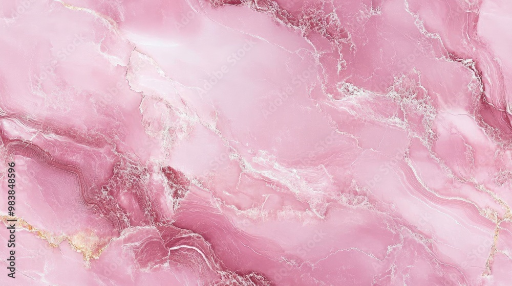 Fototapeta premium Pink marble texture pattern