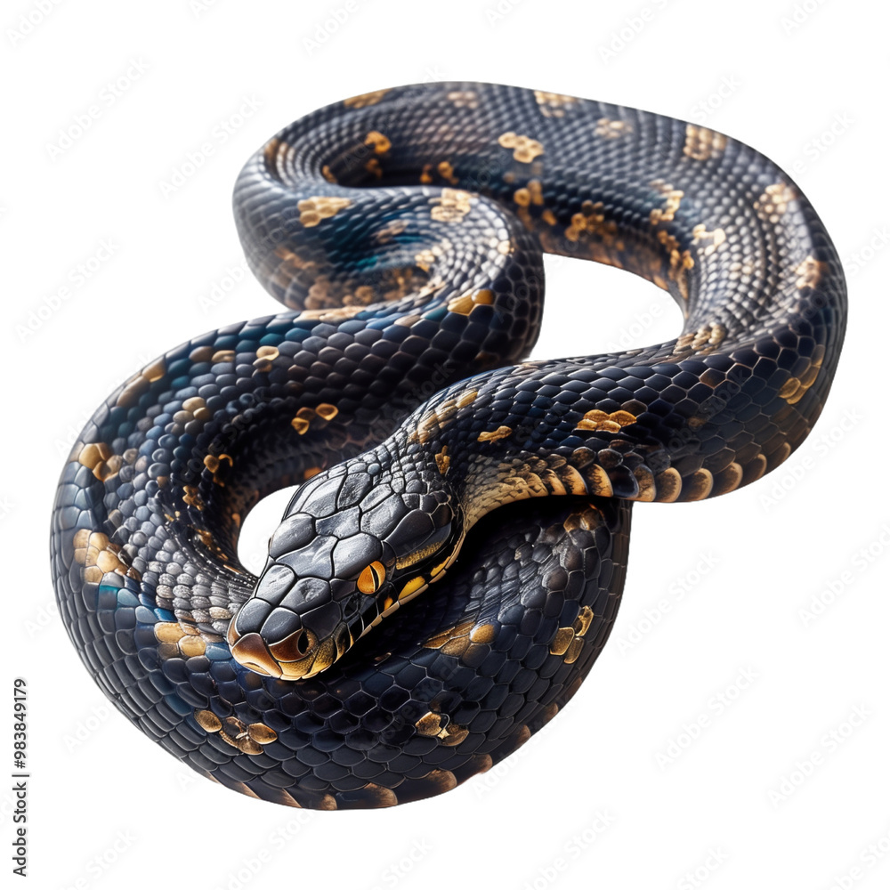 Snake symbol 2025 isolated on transparent background. Generated AI Snake symbol 2025 isolated on transparent background. Generated AI