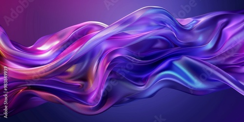 Wallpaper Mural Abstract Purple Fabric Flowing Torontodigital.ca