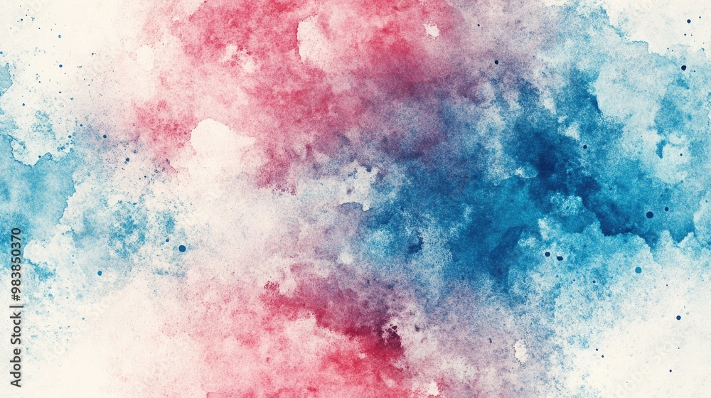 Ombre Watercolor Texture with Smudge Pattern Ink Fluid Illustration in Rustic Style Chic Abstraction with Splattered Effects Multicolor Infinite Abstract Canvas with Old Paper Blot Texture