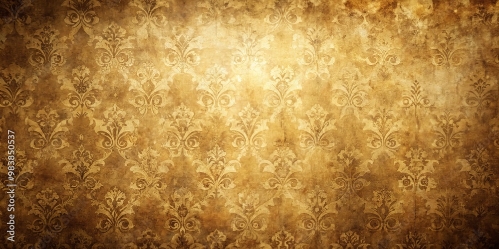Obraz premium Careworn and elegantly distressed, the sepia-toned backdrop exudes warm nostalgia, its vintage charm tempering the