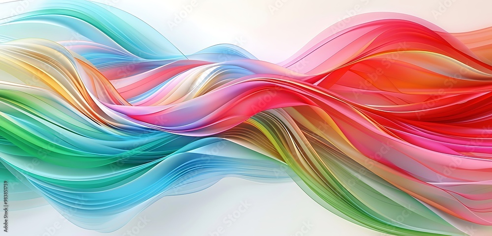 Colorful Medium Rings in Delightful Harmony with Ethereal Smoke Colorful Medium Rings in Delightful Harmony with Ethereal Smoke