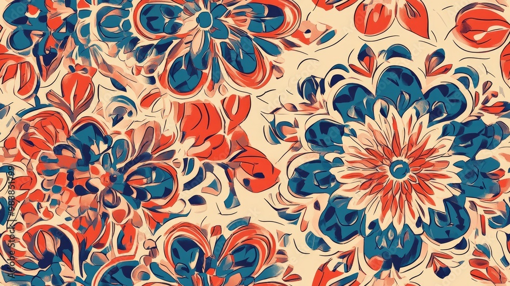 Abstract mandala pattern design