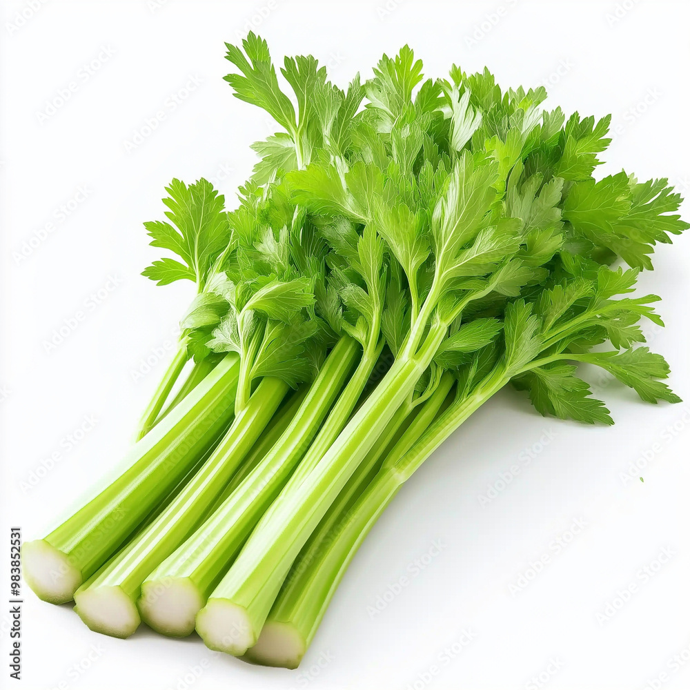 Crunchy celery stalks, great for incorporating into healthy recipes or for garnishing dishes with a fresh, vibrant touch. Crunchy celery stalks, great for incorporating into healthy recipes or for garnishing dishes with a fresh, vibrant touch.